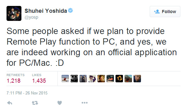 Sony xác nhận phát triển phần mềm stream game PS4 cho máy tính
