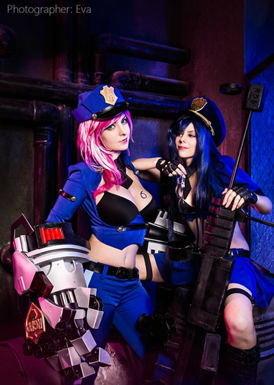 Cosplay LMHT: “Mối tình ngang trái” giữa Caitlyn và Vi