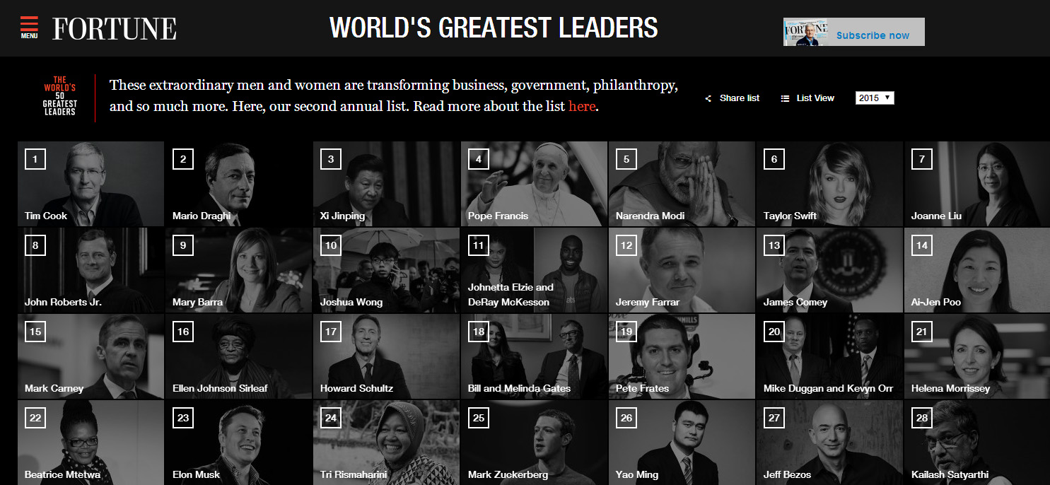Tổng giám đốc Apple là nhà lãnh đạo tuyệt vời nhất thế giới