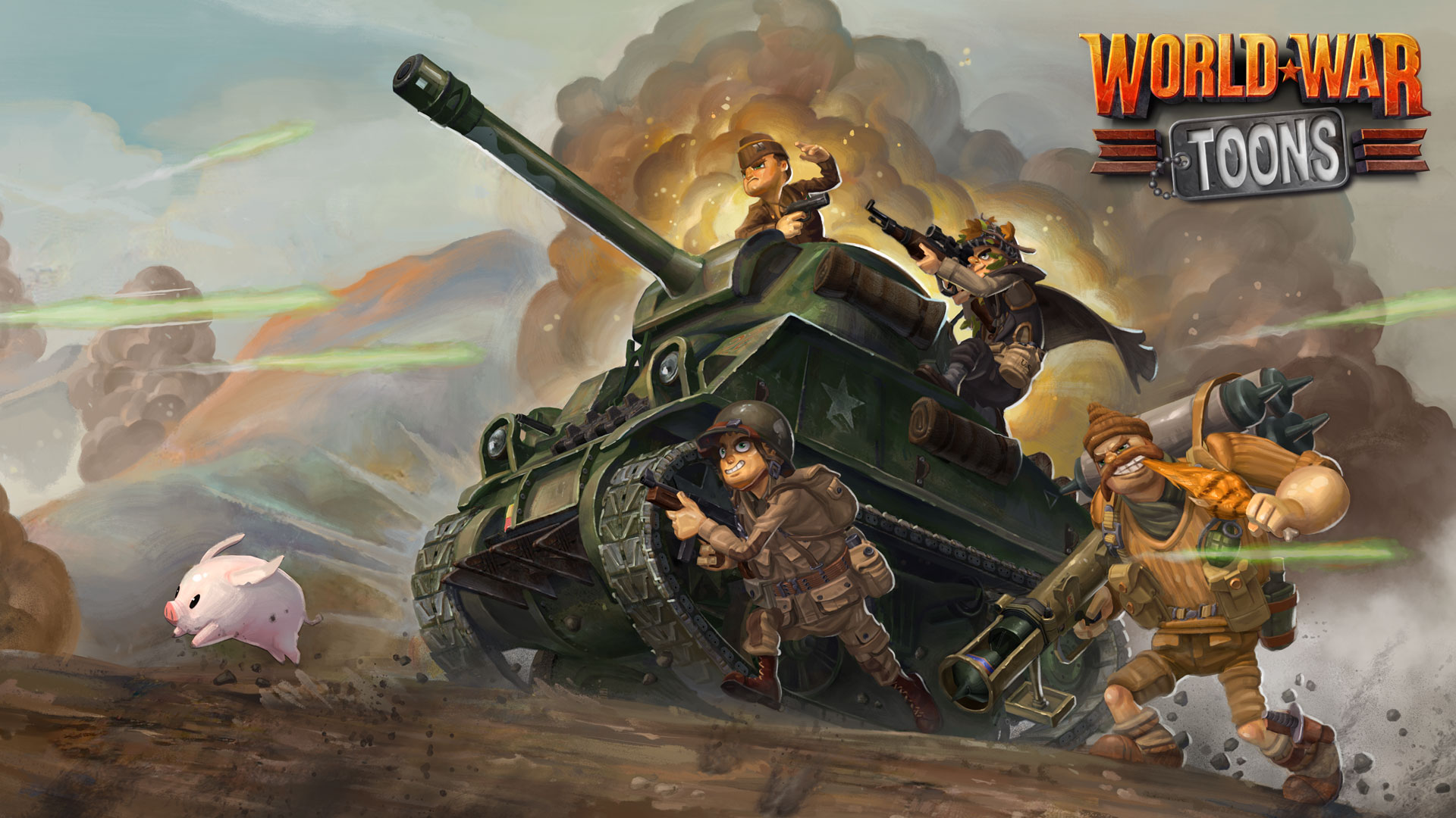 World War Toons: Game bắn súng thế chiến phong cách 