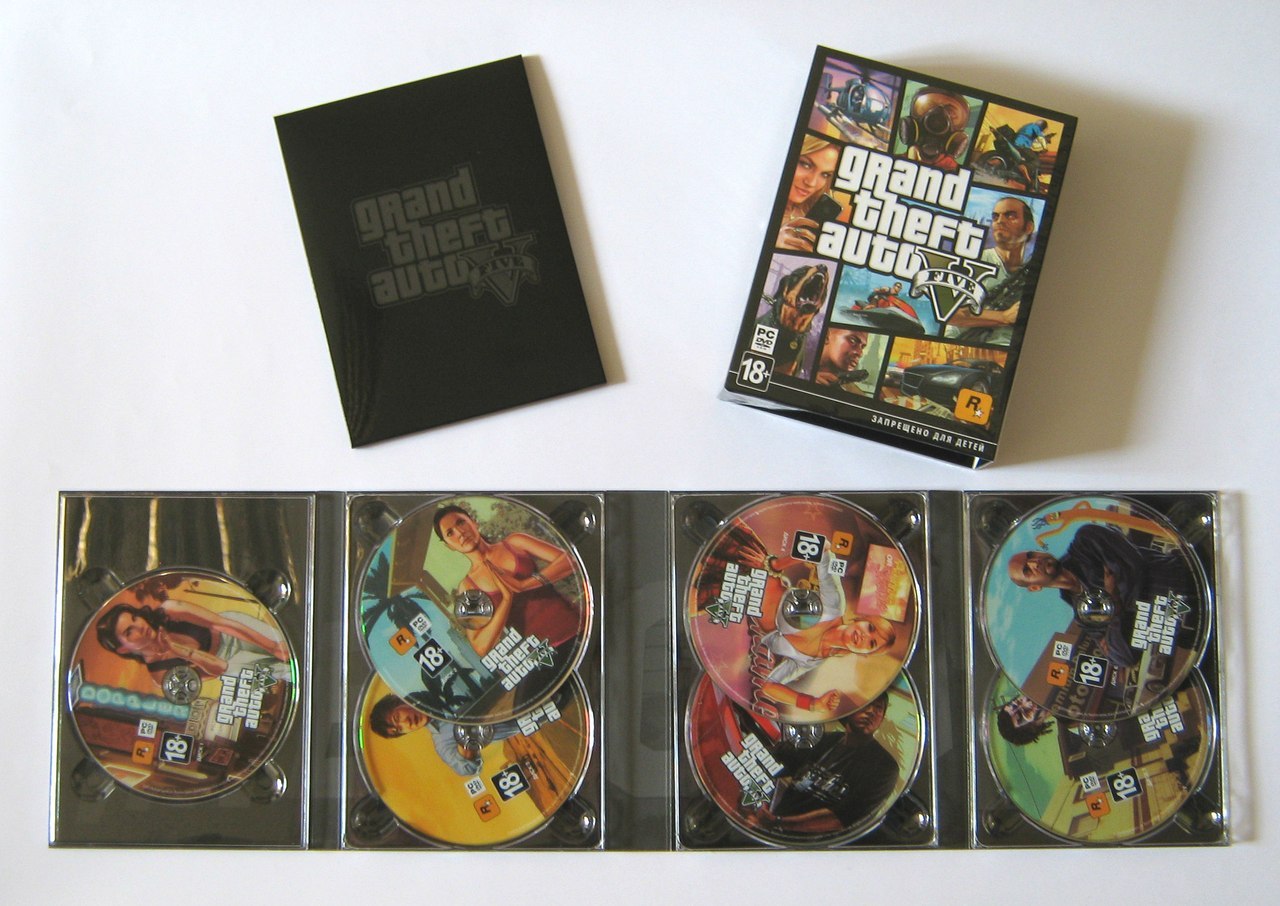 GTA V bản PC chứa trong… 7 đĩa DVD
