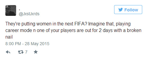 Vì sao FIFA 16 không đưa cầu thủ nữ vào chế độ Career mode ?