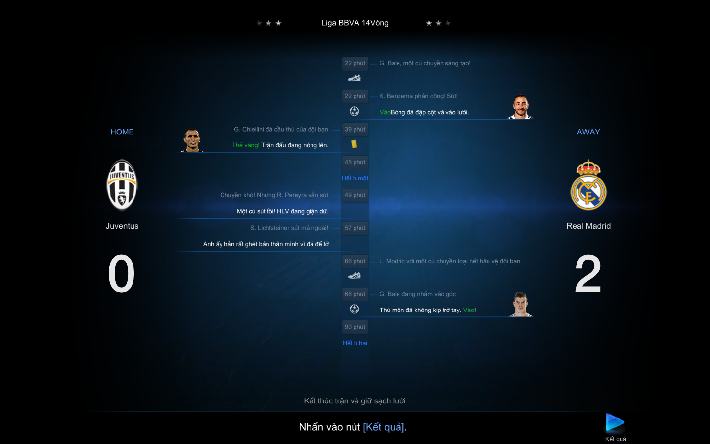 B&aacute;n kết C1: Juventus vs Real Madrid dưới g&oacute;c nh&igrave;n game thủ FIFA Online 3
