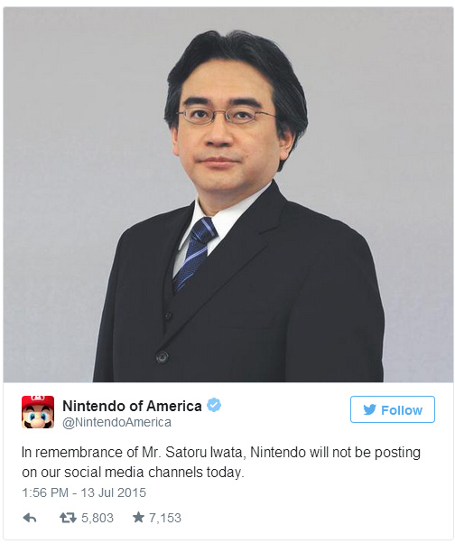 Cộng đồng game thế giới đồng loạt tưởng nhớ chủ tịch Nintendo