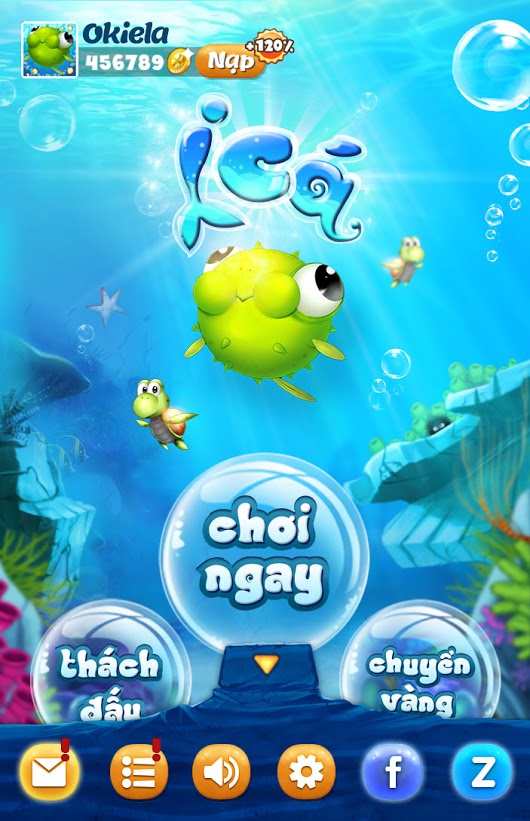 iCá, game mobile 'ăn theo' trào lưu game bắn cá