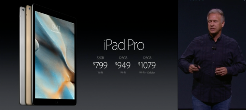 Apple giới thiệu iPad Pro màn hình rộng 12,9 inch