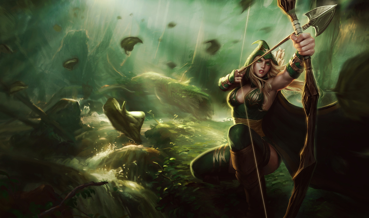 Cosplay LMHT: Ashe trong trang phục Robin Hood