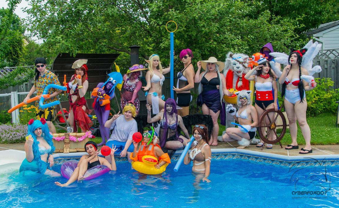 Mát rượi cùng bộ sưu tập ảnh cosplay Tiệc bể bơi của LMHT