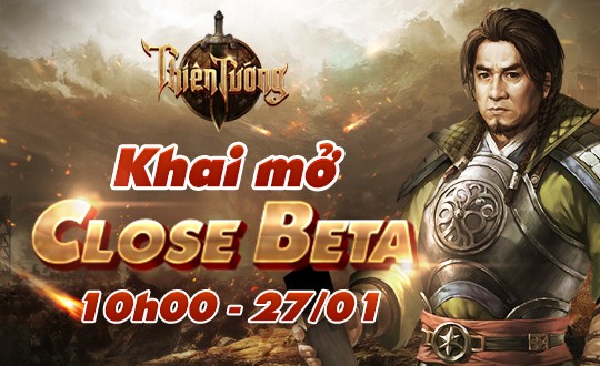 Thiên Tướng Mobile tặng code ngày Closed Beta