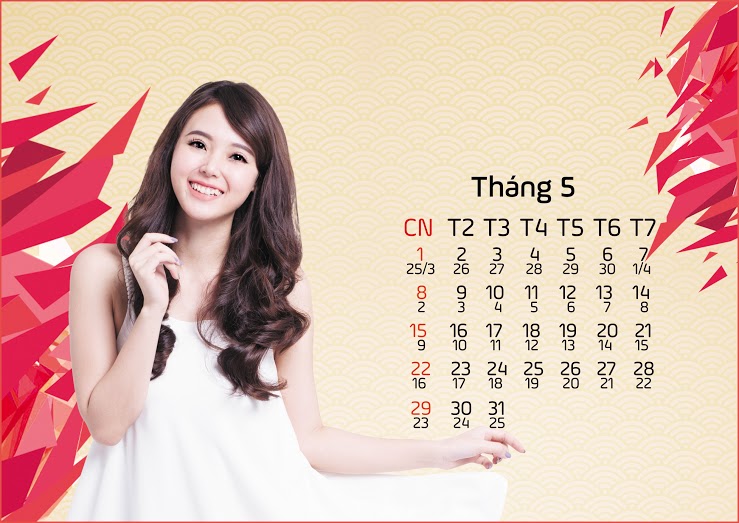 Midu cá tính trong bộ lịch 2016 của Thương Khung Chi Mộng