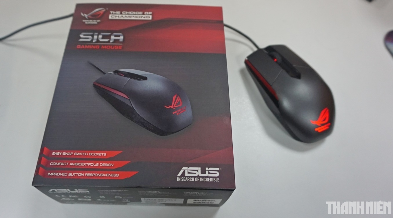 Đánh giá chuột chơi game ASUS ROG Sica - Đoản đao sắc bén