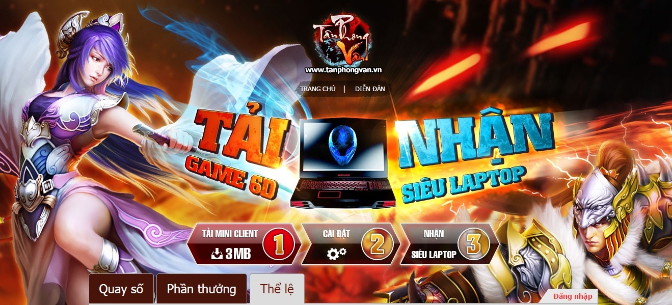 Webgame Tân Phong Vân chính thức hé lộ ngày ra mắt