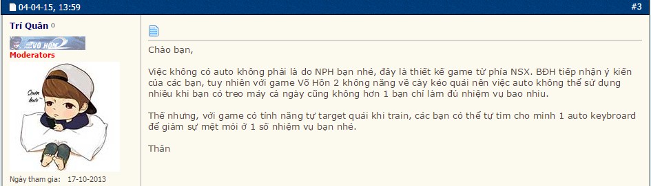 Auto trong Võ Hồn 2 – Nên hay không?