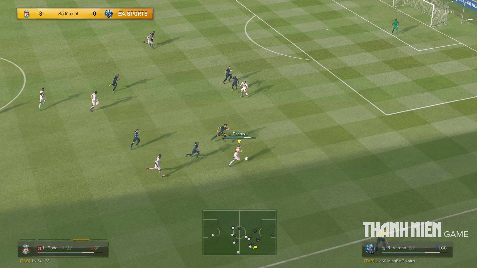 Chiến thuật Taca-dada trong FIFA Online 3