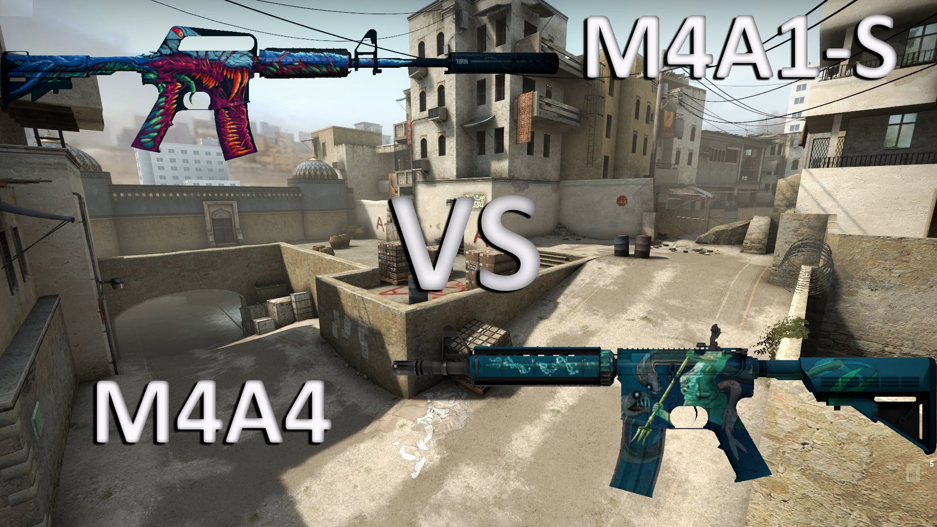 M4A4 vs M4A1-S: Long tranh hổ đấu
