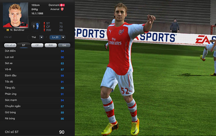 FIFA Online 3: Xây dựng đội hình siêu troll cùng 'Lord' Bendtner
