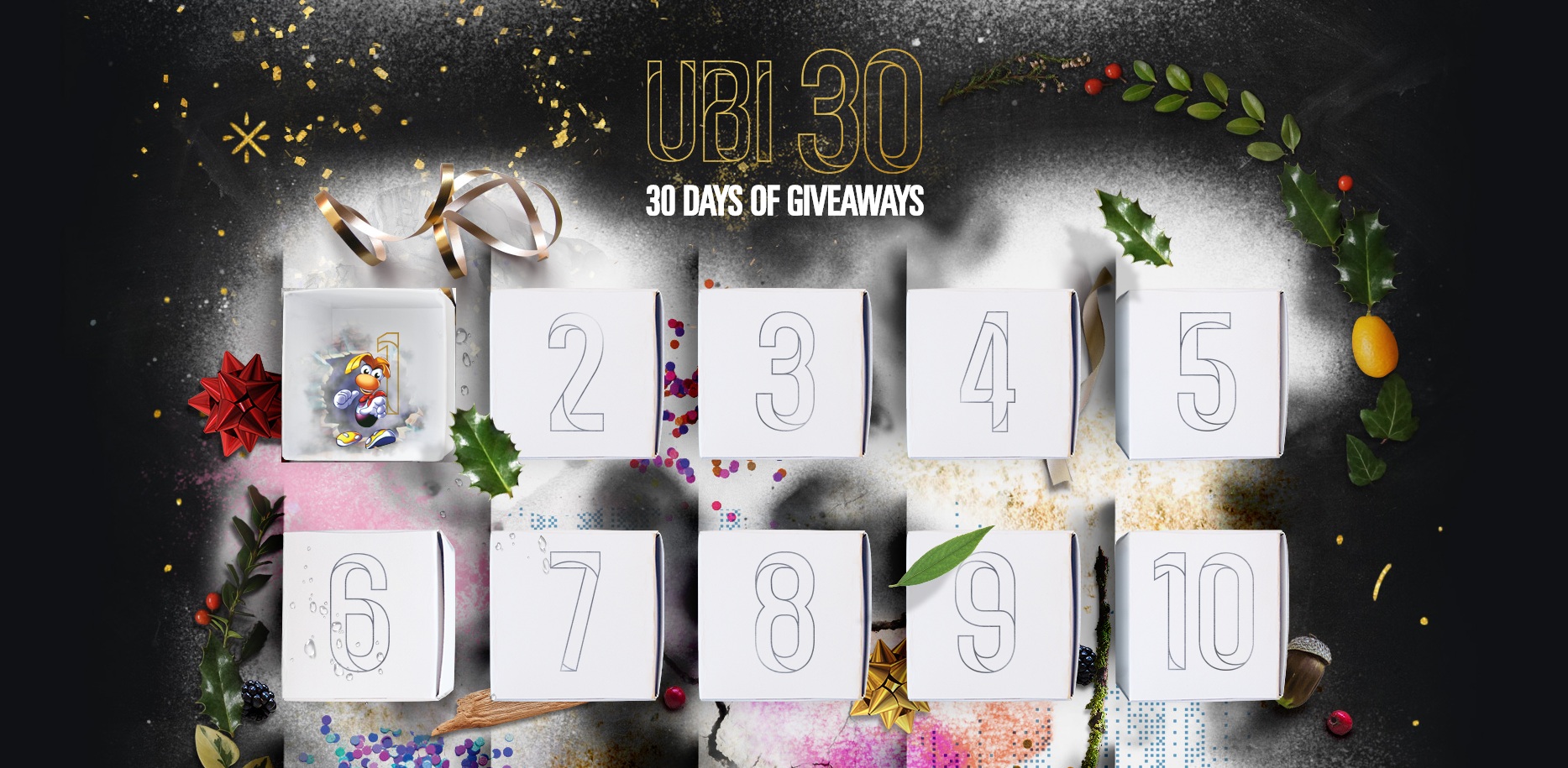 Mừng kỉ niệm 30 thành lập, Ubisoft phát động chiến dịch 30 ngày tặng quà cho fan