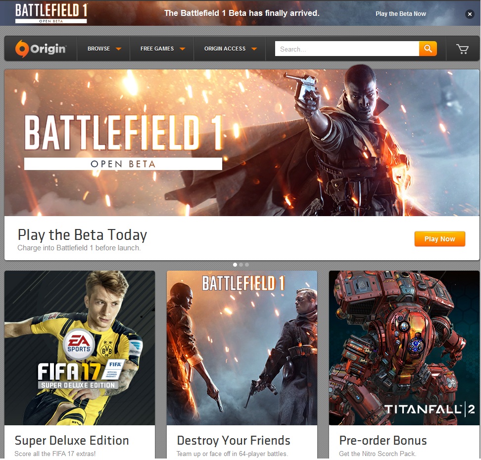 Hướng dẫn tham gia chiến trường Battlefield 1 Open Beta