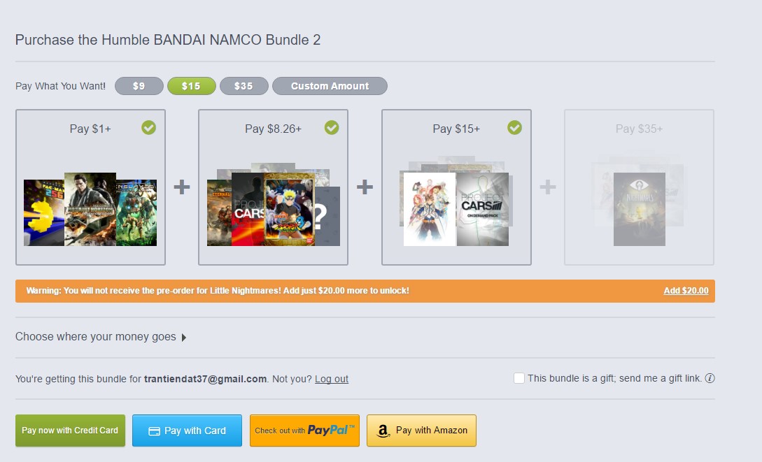 Sở hữu ngay bộ 3 game hay từ Bandai Namco với giá 'sốc' 1 USD