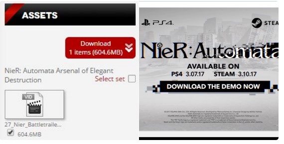 Game hành động Nier: Automata lộ ngày ra mắt bản PC trong trailer mới