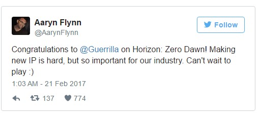 'Sếp lớn' của BioWare khen ngợi đội ngũ phát triển Horizon: Zero Dawn