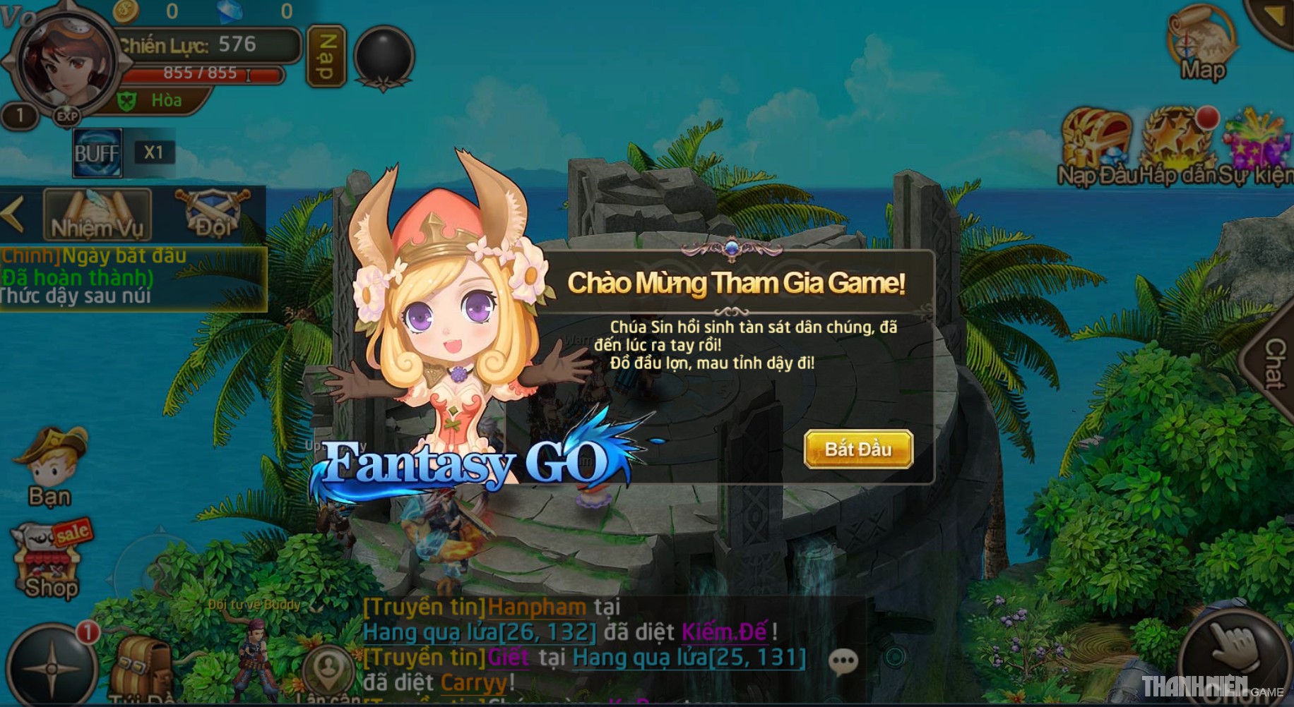 Đánh giá - Fantasy GO: 'Chuẩn Fantasy' trên di động