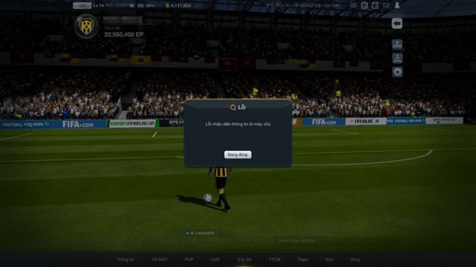 FIFA Online 3: Game thủ bức xúc vì lỗi sau bảo trì