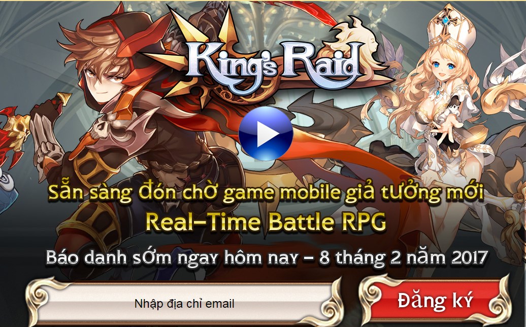 King's Raid mở đăng ký phiên bản tiếng Việt