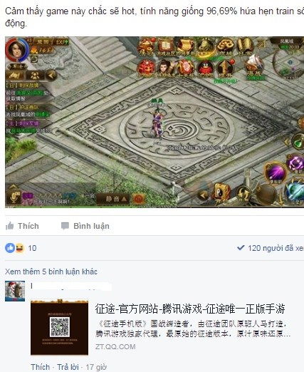 Game thủ đổ xô trải nghiệm  Chinh Đồ Mobile Trung Quốc