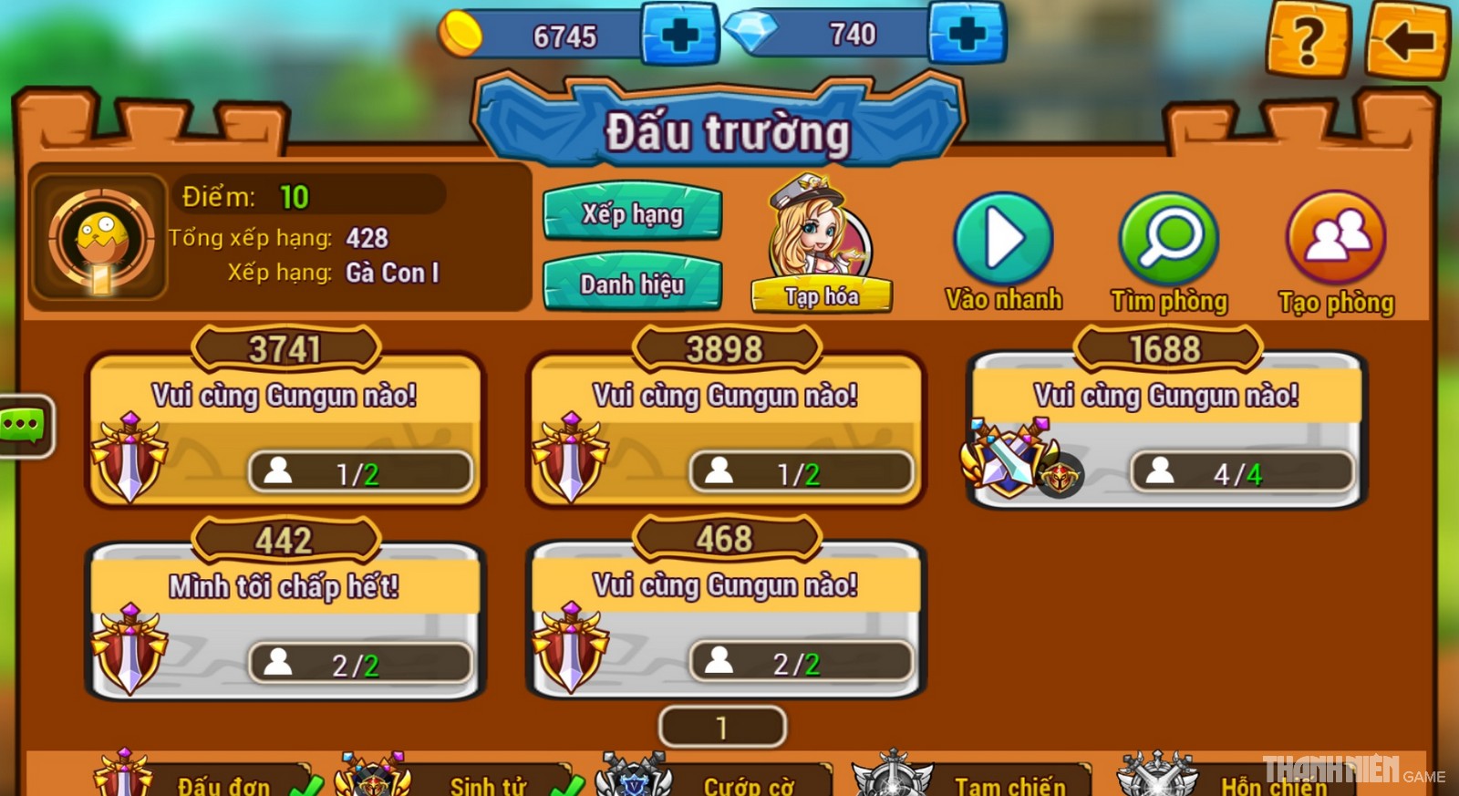 Đánh giá - Gungun Online: Gunbound trên di động của người Việt