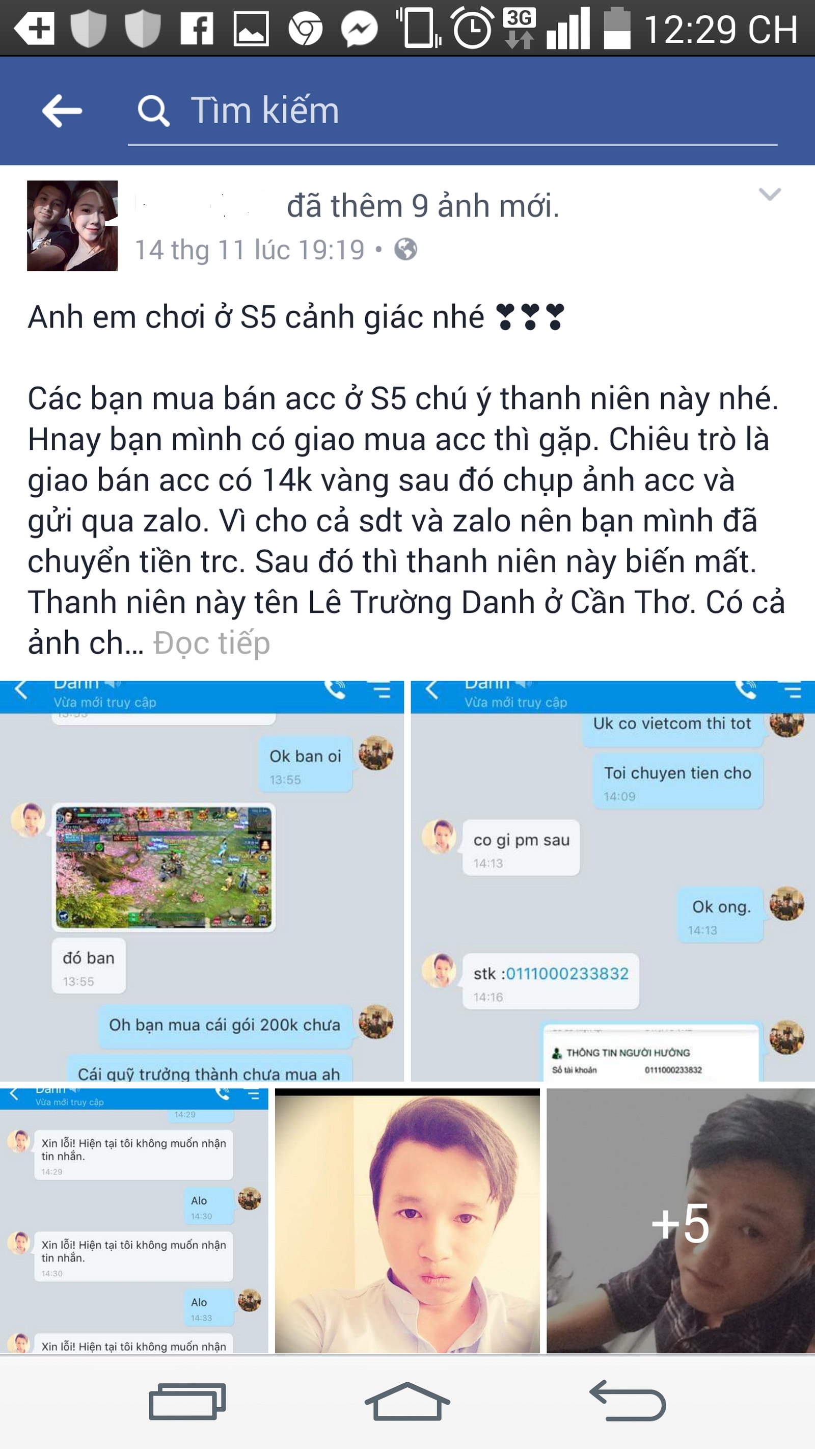 Võ Lâm Truyền Kỳ Mobile : Tình trạng lừa đảo đang ngày càng trậm trọng