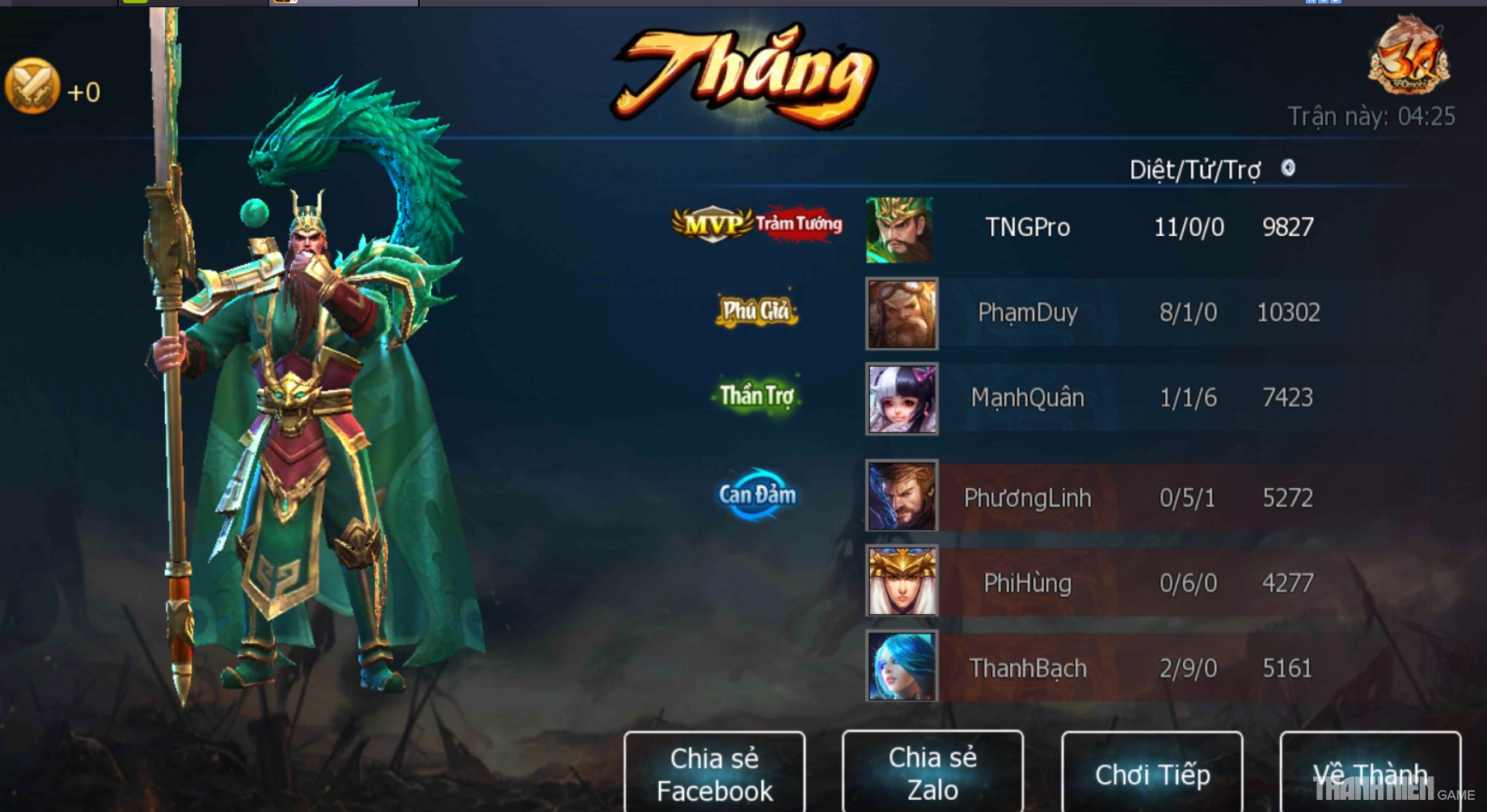 top 5 game mobile tháng 5