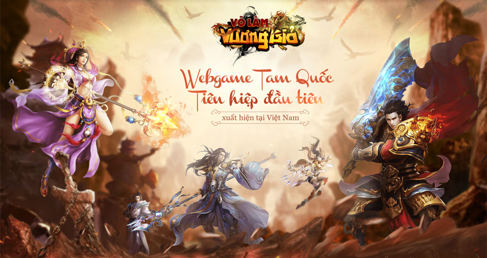 VGG sắp phát hành webgame mới Võ Lâm Vương Giả