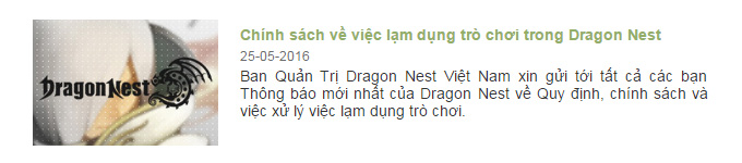 Dragon Nest: Game thủ tố VGG làm ăn tắc trách