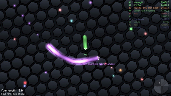 Hướng dẫn chơi <i>Slither.io</i> để trở thành con rắn to nhất hành tinh