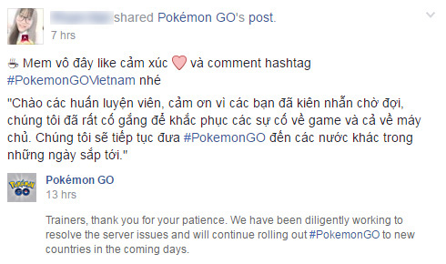 Game thủ Việt phát cuồng vì game di động Pokemon Go