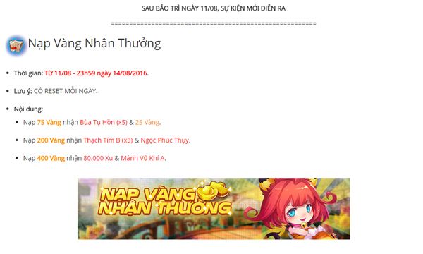 Game thủ lên tiếng vì Thiên Hạ có quá nhiều sự kiện hút máu