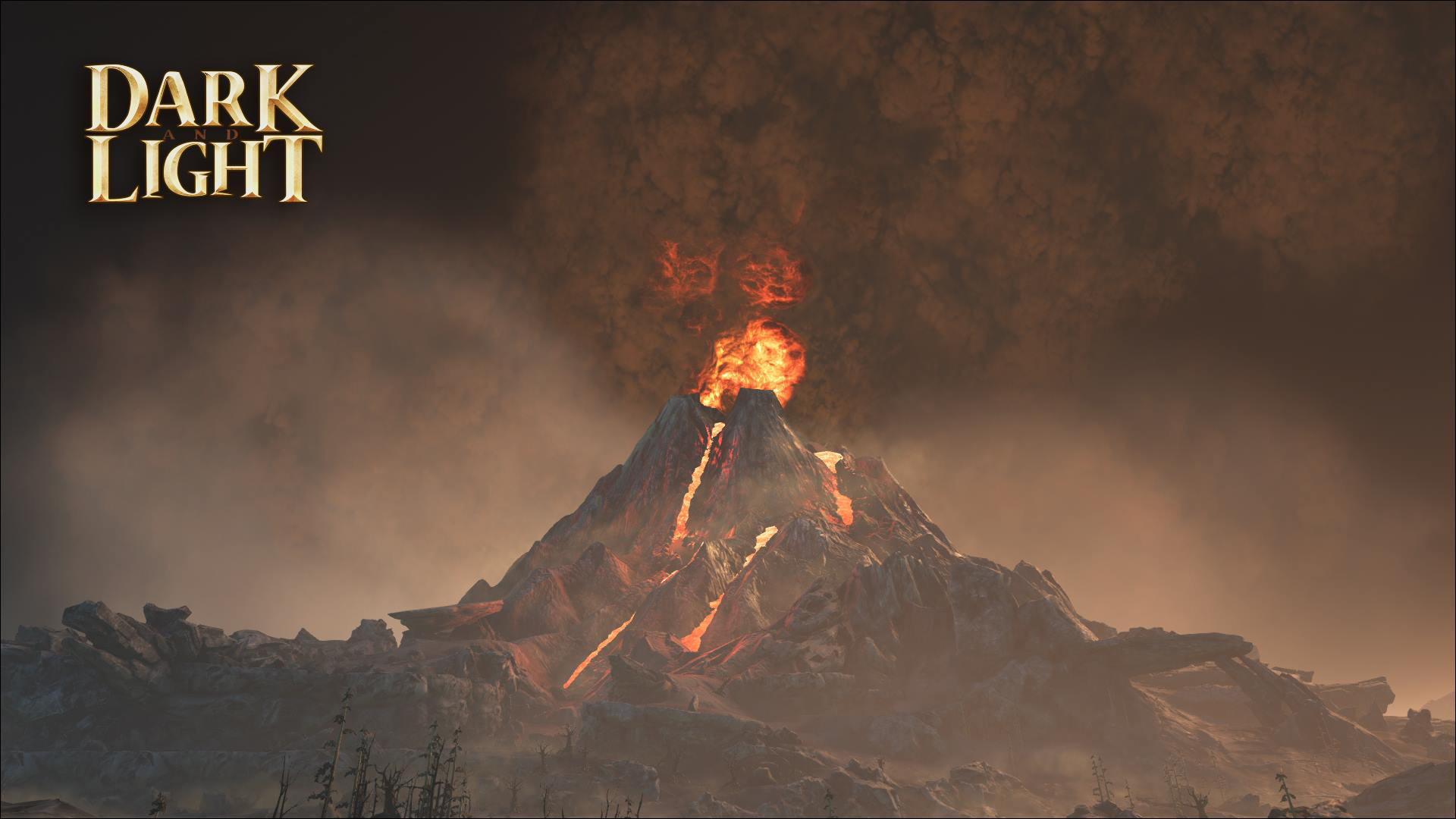 Dark & Light: Người chơi có thể nấu ăn bằng dung nham núi lửa