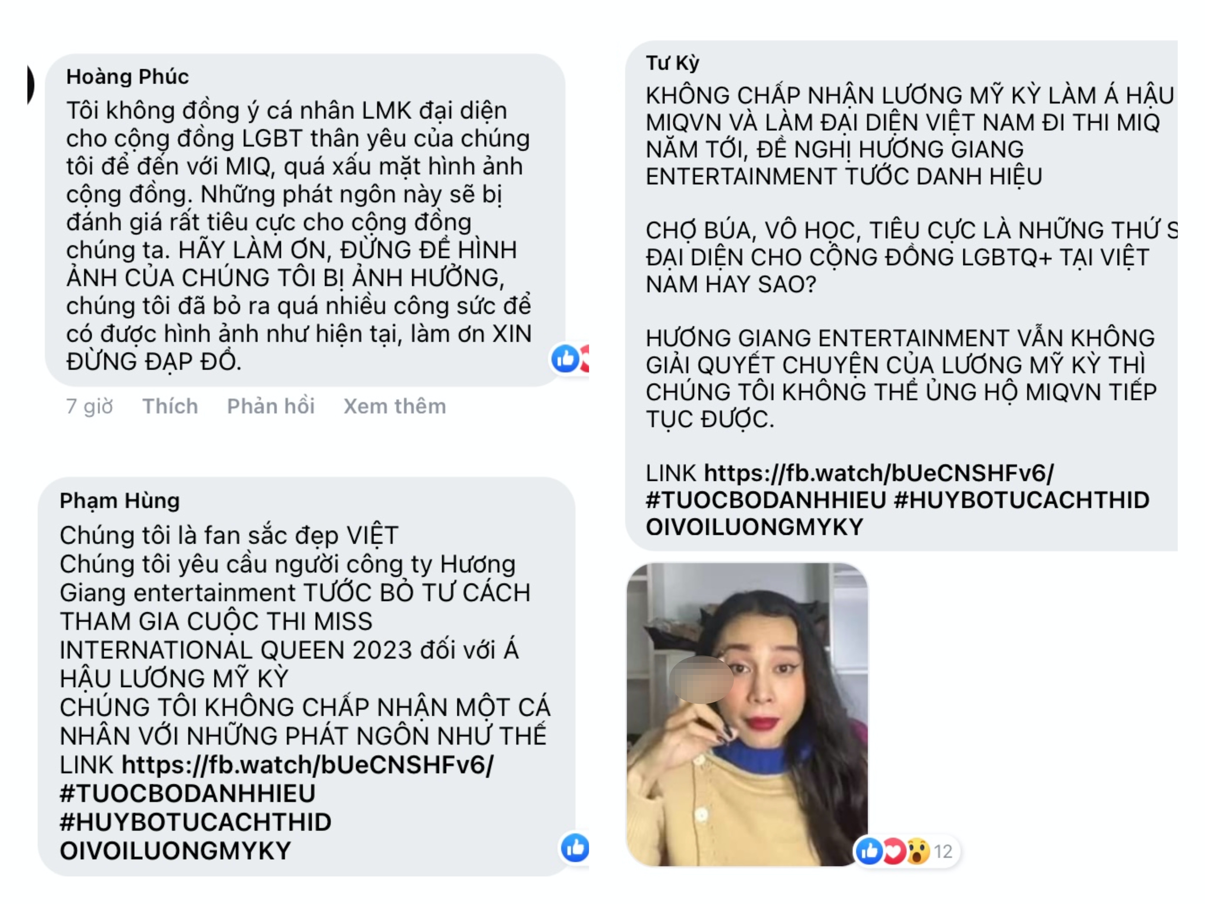 Netizen bỗng dưng đồng loạt đòi xin lỗi Á hậu chuyển giới Lương Mỹ Kỳ vì  scandal xách váy