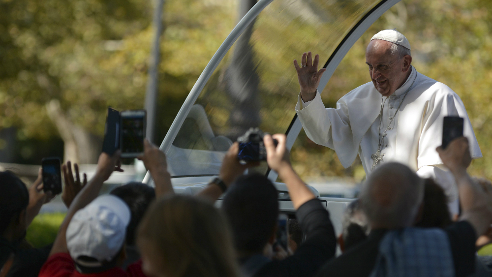 Giáo hoàng Francis đang có chuyến thăm chính thức đầu tiên đến Mỹ - Ảnh: Reuters