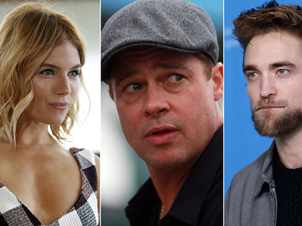 Sienna Miller - Brad Pitt - Robert
Pattinson - Ảnh: THE TELEGRAPH