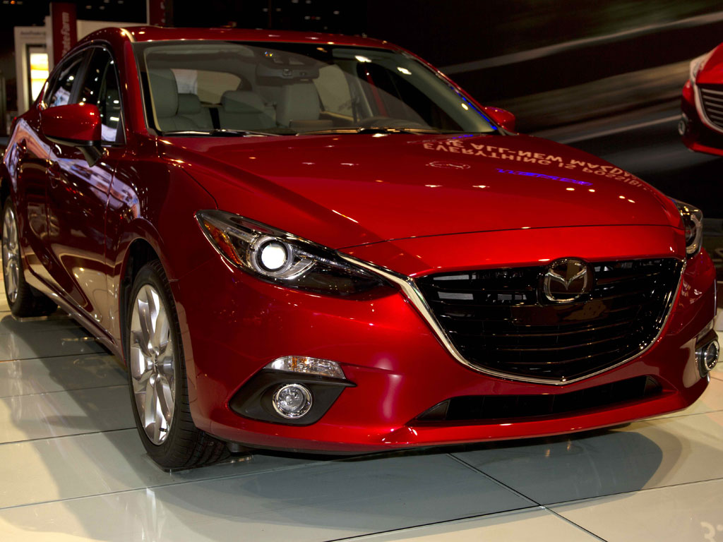 Mazda 3 tại một triển lãm ô tô ở Mỹ - Ảnh: shutteurstock