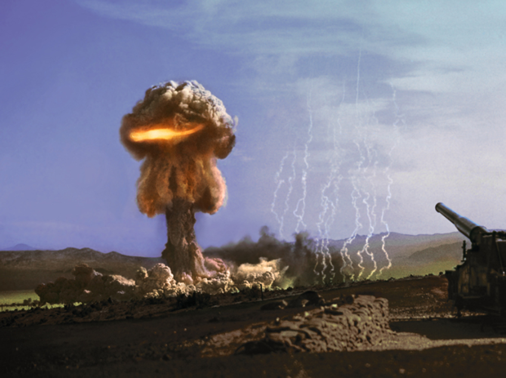 Một vụ thử hạt nhân của Mỹ tại Nevada năm 1953 - Ảnh: Free Republic