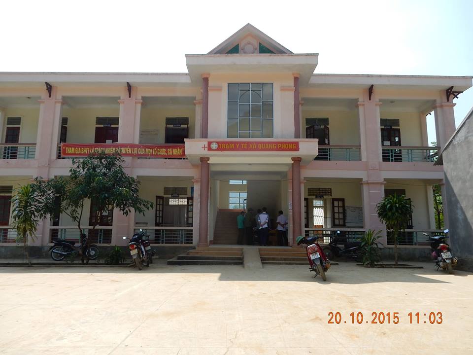 Trạm y tế xã Quang Phong, nơi xảy ra sự việc - Ý Lương