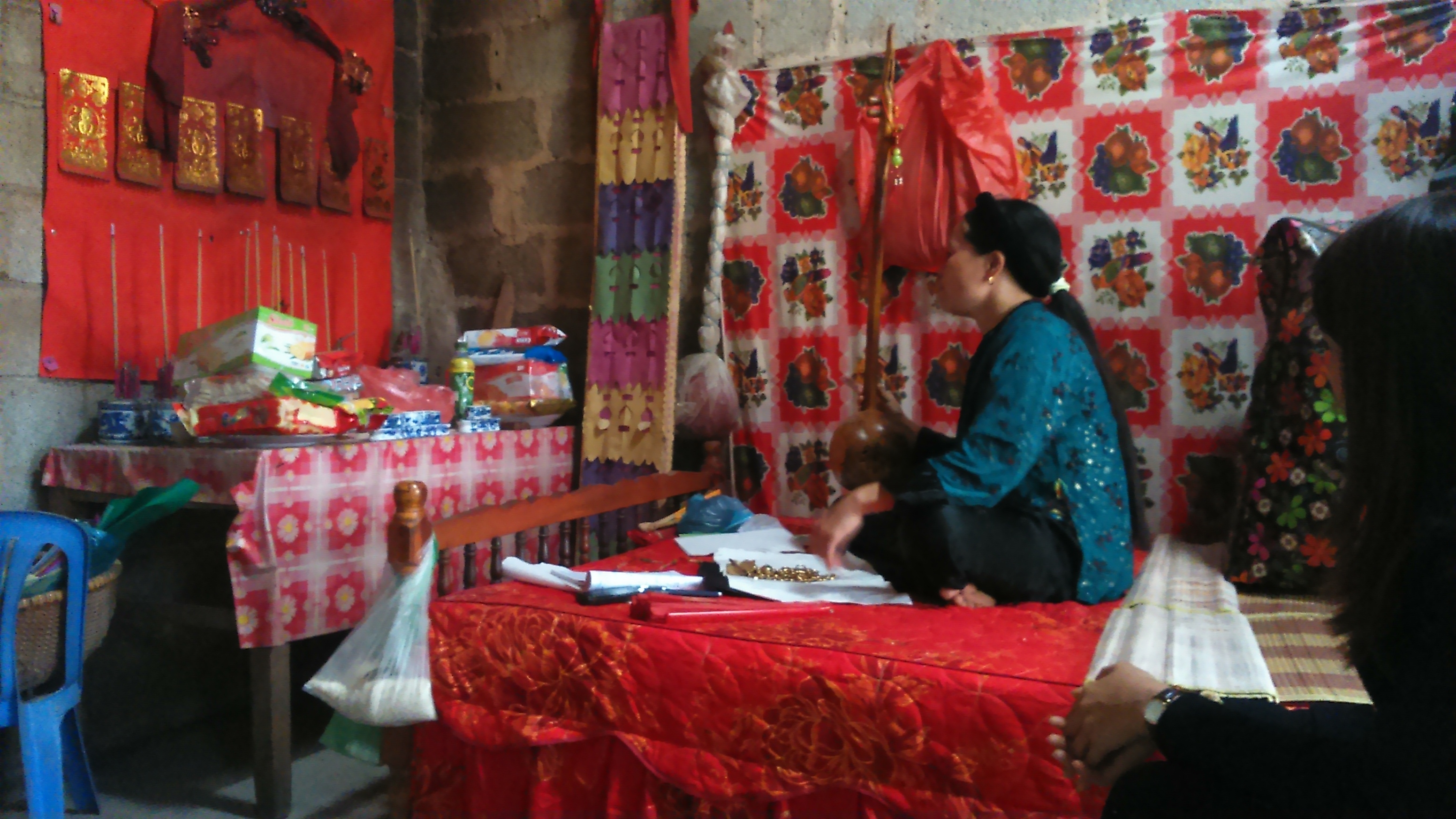 Nghi lễ xem bói, chữa bệnh bằng của bà Then tại xã Hồng Phong- Phạm Nga 