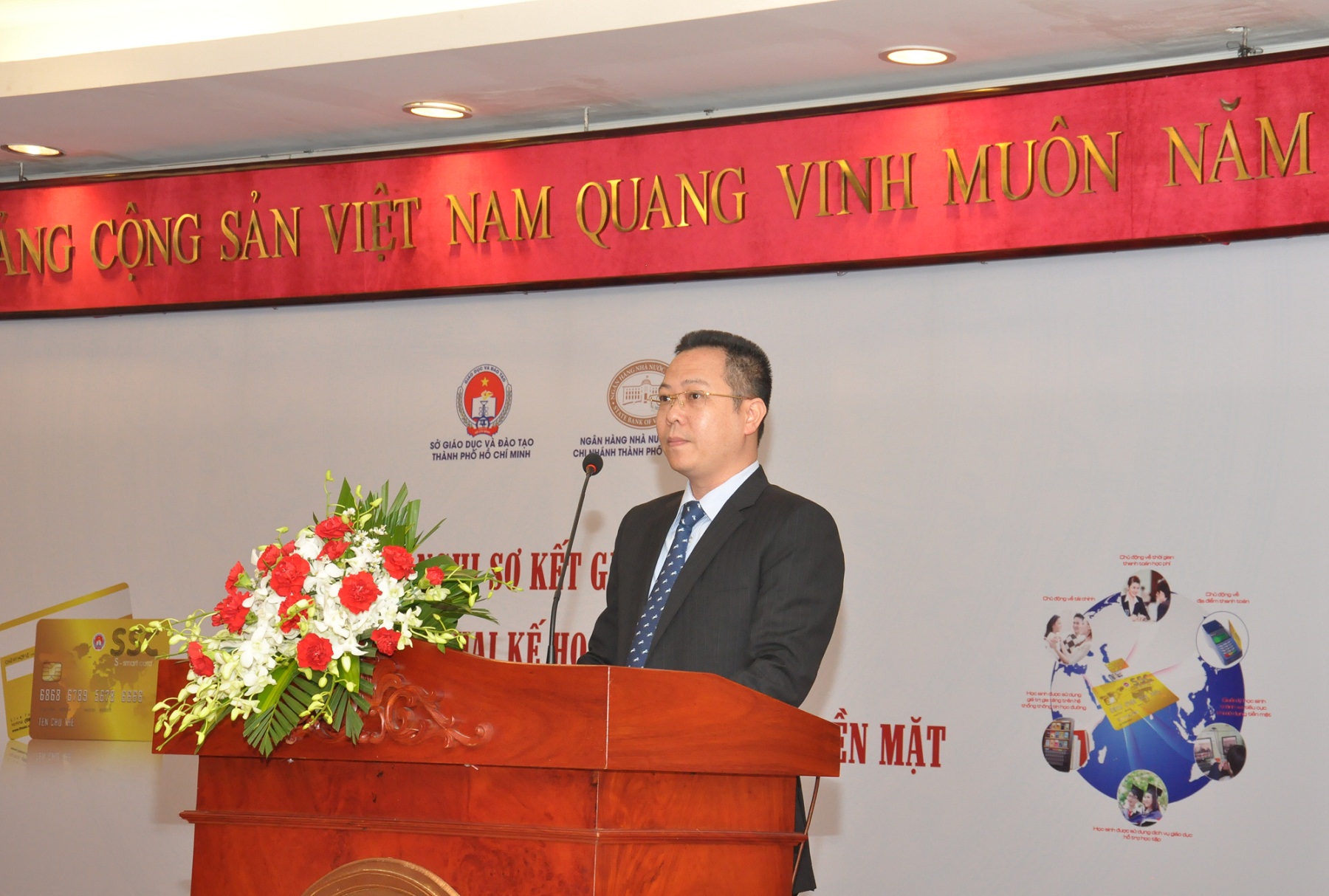 Ông Lê Hải - Phó TGĐ MB- khẳng định MB ưu tiên dành nguồn lực đồng hành với Sở GD-ĐT và các đối tác để triển khai thành công dự án SSC