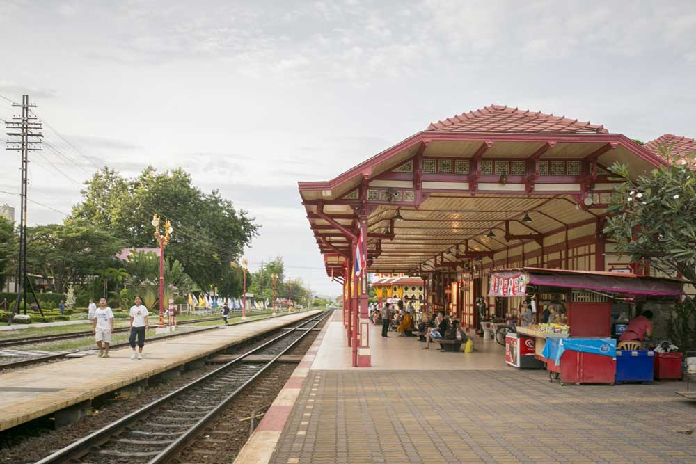 Ga đường sắt Hua Hin ở Thái Lan - Ảnh: Lam Yên