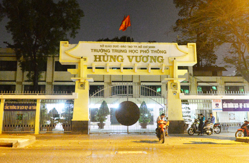 Trường THPT Hùng Vương - Ảnh: Lam Ngọc