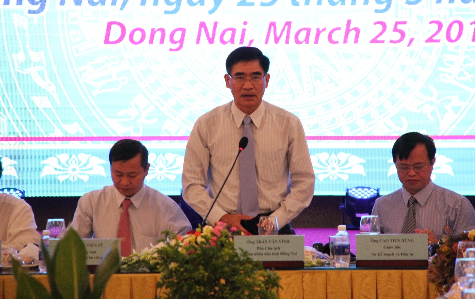 Phó chủ tịch UBND tỉnh Đồng Nai Trần Văn Vĩnh cam kết xử lý những vướng mắc cho DN FDI.