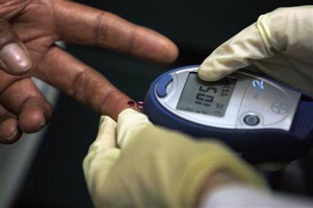 Trong năm 2014 trên toàn cầu có 422 triệu người sống với bệnh tiểu đường - Ảnh: Reuters